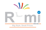 Roomi Store logo Black Theme